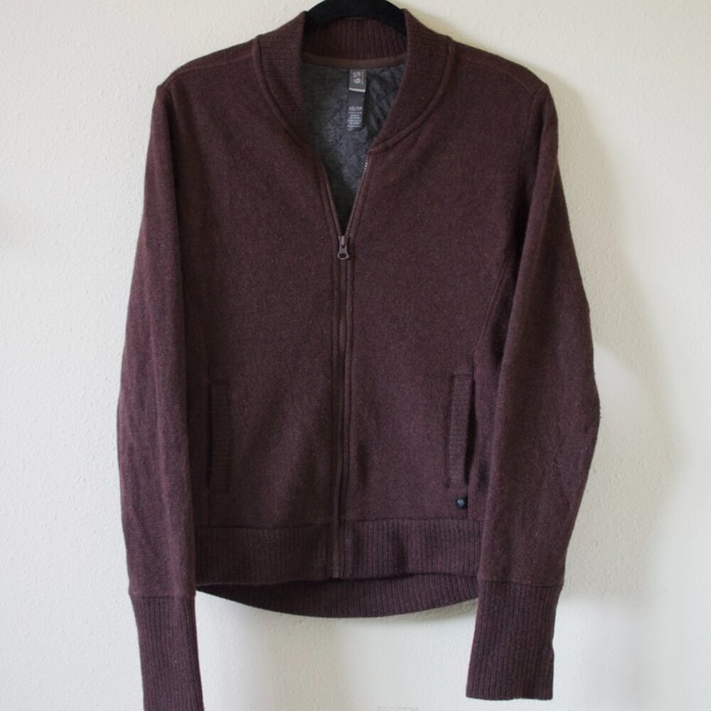 Mountain Hardwear Sarafin Wool Bomber Cardigan